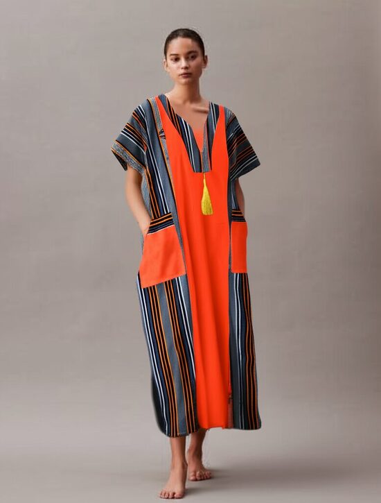 Longue Robe Gina en Coton